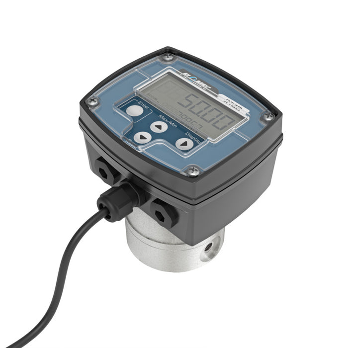 OM Series Flow Meter with Display | 1/8" - 3/8" (1 L/hr - 550 L/hr)