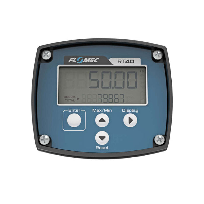 RT40 Flow Rate Totaliser Front