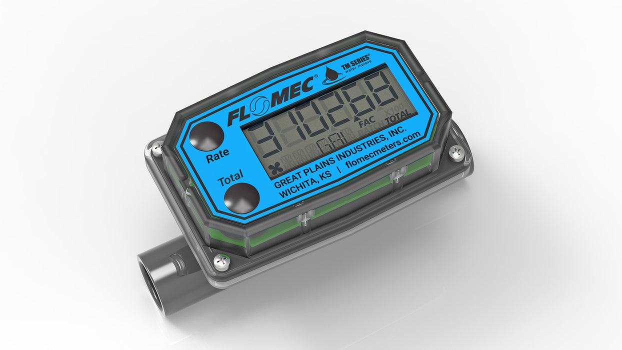 1/2 in TM Series Water Meter with Spigot Connections